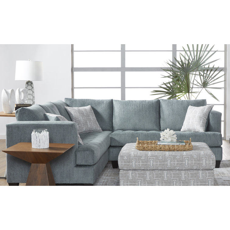 Wrought Studio 60" Wide Left Hand Facing Corner Sectional & Reviews